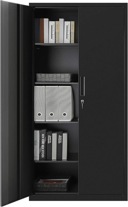 "Heavy-Duty Metal Garage Storage Cabinet – Double Door Organizer"

"Black Steel Garage Cabinet for Workshops and Offices"

"Lockable Steel Garage Storage Cabinet with Adjustable Shelves"

