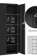 "Heavy-Duty Metal Garage Storage Cabinet – Double Door Organizer"

"Black Steel Garage Cabinet for Workshops and Offices"

"Lockable Steel Garage Storage Cabinet with Adjustable Shelves"

