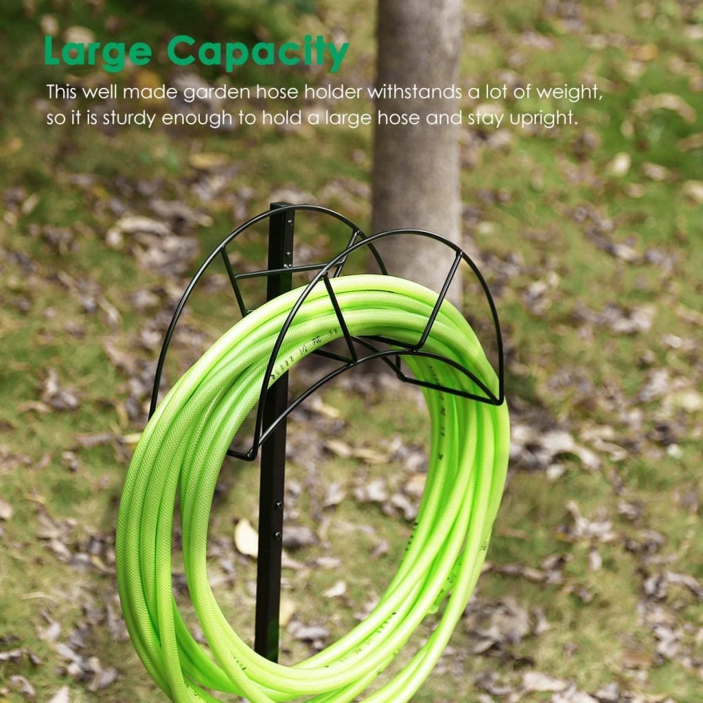 New Metal Garden Hose Holder Lawn Stake – Heavy - Duty Outdoor Hose Storage Rack 1123GH - with | Sold by Uncle Wiener's Wholesale