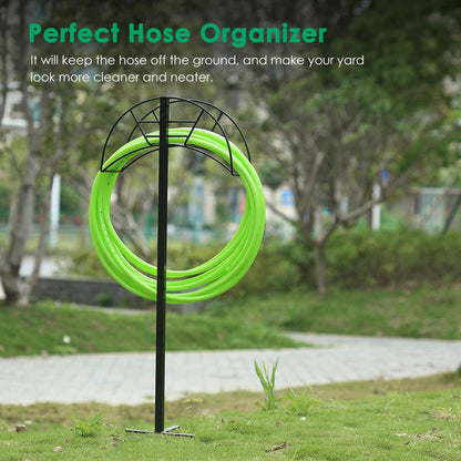 New Metal Garden Hose Holder Lawn Stake – Heavy - Duty Outdoor Hose Storage Rack 1123GH - with | Sold by Uncle Wiener's Wholesale