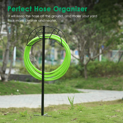New Metal Garden Hose Holder Lawn Stake – Heavy - Duty Outdoor Hose Storage Rack 1123GH - with | Sold by Uncle Wiener's Wholesale