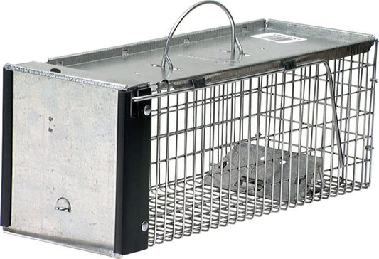 New Metal Single Door Mouse Trap – Durable Animal Trap for Effective Rodent Control 67612 - with | Sold by Uncle Wiener's Wholesale