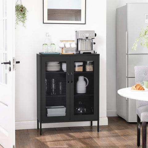 NEW Metal Storage Cabinet with 3 - Tier Mesh Doors OMC002B01 - with | Sold by Uncle Wiener's Wholesale