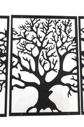 NEW Metal Tree of Life Wall Art – Farmhouse Wall Décor, 3 - Piece Metal Tree Sculpture, Indoor & Outdoor Hanging, 47.6” Large Black Metal Wall Decor 5545720 - with | Sold by Uncle Wiener's Wholesale
