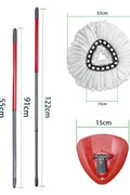 NEW Microfiber Spin Floor Mop & Bucket S3146 - with | Sold by Uncle Wiener's Wholesale