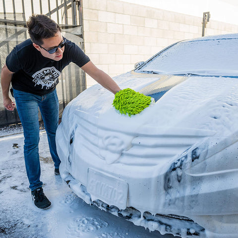 New Microfiber Wash & Cleaning Mitt Glove – Scratch - Free, Extra Plush, Machine Washable - with | Sold by Uncle Wiener's Wholesale