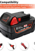 New Milwaukee M18 Battery Replacement – High Capacity Power Tool Battery - with 6AH M18 Battery Replacement | Sold by Uncle Wiener's Wholesale