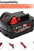 New Milwaukee M18 Battery Replacement – High Capacity Power Tool Battery - with 4AH M18 Battery Replacement | Sold by Uncle Wiener's Wholesale