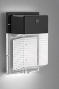 Mini LED wall pack light 30W with selectable color temperature
Outdoor LED building light IP65 black housing
Compact LED wall fixture for security lighting