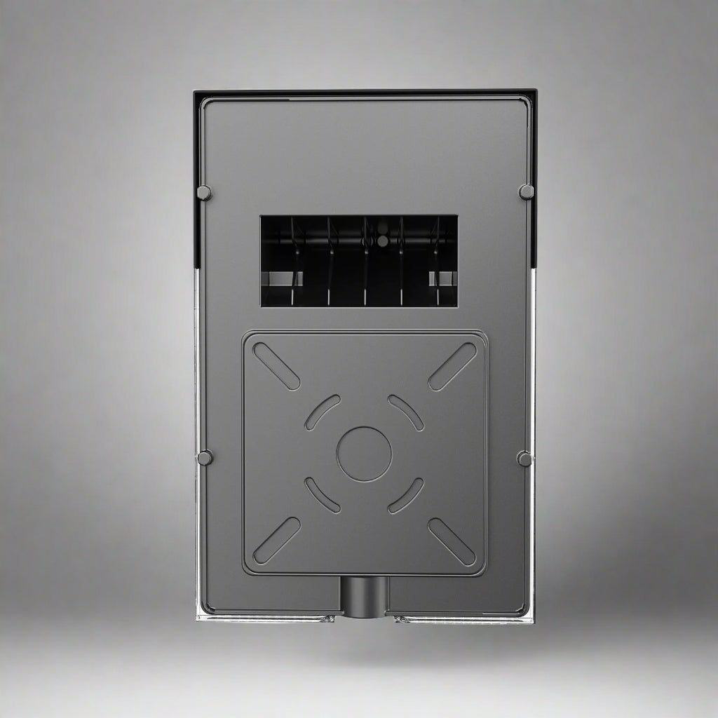 Mini LED wall pack light 30W with selectable color temperature
Outdoor LED building light IP65 black housing
Compact LED wall fixture for security lighting