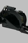 Mini Skid Steer Stump Bucket with Hydraulic Grapple – Heavy-Duty Attachment for Land Clearing