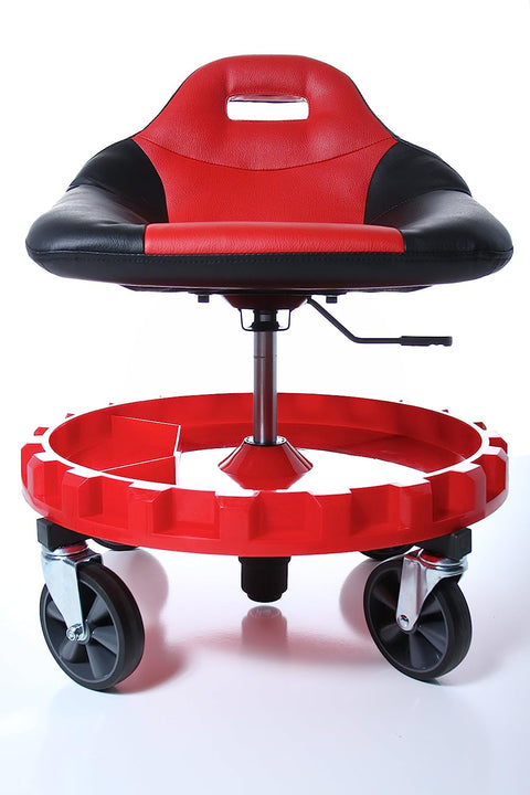 New Mobile Rolling Gear Seat & Equipment Tray – Heavy - Duty Mechanic Stool with Tool Storage 710736 - with | Sold by Uncle Wiener's Wholesale