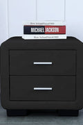 New Modern 2 Drawer Bedside Table – Stylish Nightstand with Storage for Bedroom WS916 - with | Sold by Uncle Wiener's Wholesale