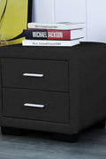 New Modern 2 Drawer Bedside Table – Stylish Nightstand with Storage for Bedroom WS916 - with | Sold by Uncle Wiener's Wholesale