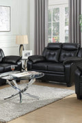 “Black leatherette 3-piece sofa set in modern living room”
“Gray leatherette sofa with tufted backrest and armrests”
“1-seater armchair in black leatherette with plush cushion”
“3-seater tufted leatherette couch in gray finish”
“Modern 3-piece sofa set including sofa, loveseat, and armchair”