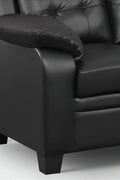 “Black leatherette 3-piece sofa set in modern living room”
“Gray leatherette sofa with tufted backrest and armrests”
“1-seater armchair in black leatherette with plush cushion”
“3-seater tufted leatherette couch in gray finish”
“Modern 3-piece sofa set including sofa, loveseat, and armchair”
