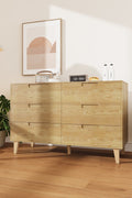 Modern 6-Drawer Dresser in Warm Caramel Finish with Wooden Legs

Bedroom Setup with Caramel 6-Drawer Storage Cabinet

Walnut Finish 6-Drawer Modern Dresser with Decorative Accents

Barcode for Modern 6-Drawer Dresser Cabinet Packaging