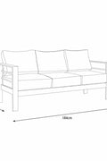 This charcoal aluminum 5-seater outdoor sofa set with coffee table
This modern weather-resistant patio lounge furniture
This Paris-style modular outdoor seating set with gray cushions