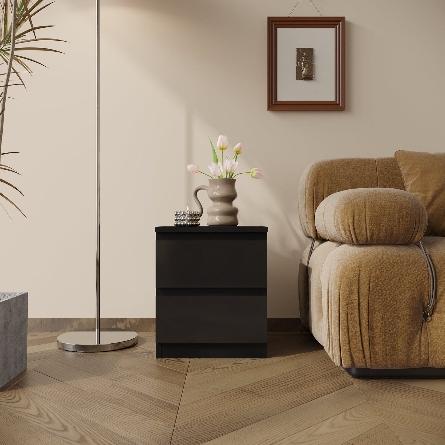 “White high gloss 2-drawer bedroom dresser”

“Black modern drawer chest with glossy finish”

“Modern white storage cabinet in bedroom setting”

“High gloss 8-drawer dresser for large storage”

“Contemporary white and black dressers for bedrooms”

