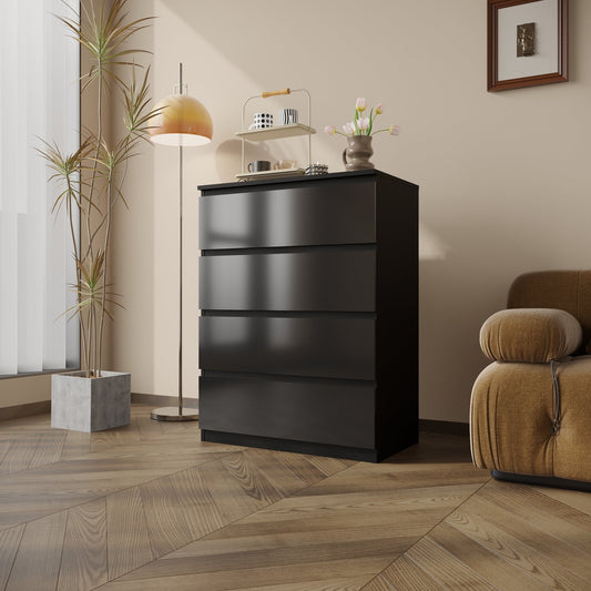 “White high gloss 2-drawer bedroom dresser”

“Black modern drawer chest with glossy finish”

“Modern white storage cabinet in bedroom setting”

“High gloss 8-drawer dresser for large storage”

“Contemporary white and black dressers for bedrooms”

