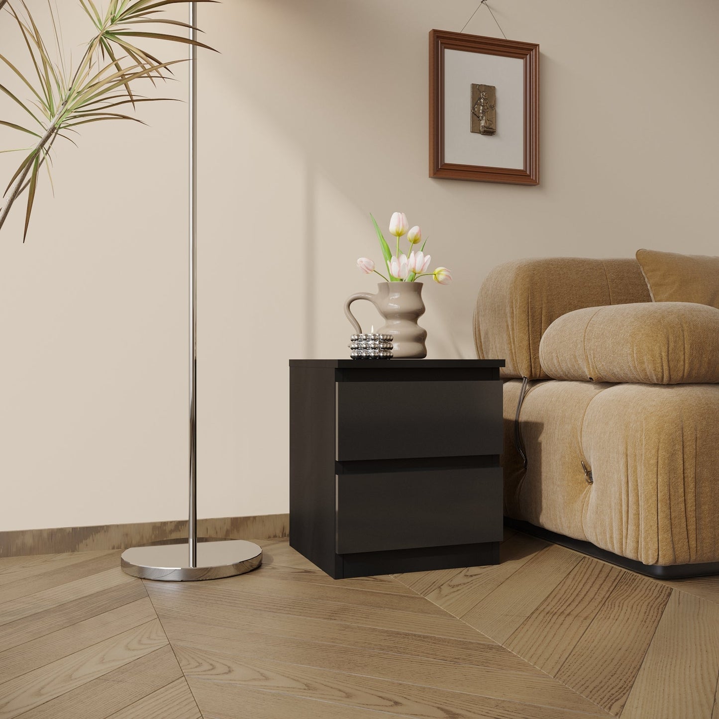 “White high gloss 2-drawer bedroom dresser”

“Black modern drawer chest with glossy finish”

“Modern white storage cabinet in bedroom setting”

“High gloss 8-drawer dresser for large storage”

“Contemporary white and black dressers for bedrooms”

