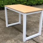Modern black and white minimalist computer desk – Model SD002B
Compact wood workstation table for home office or study