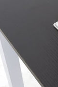 Modern black and white minimalist computer desk – Model SD002B
Compact wood workstation table for home office or study