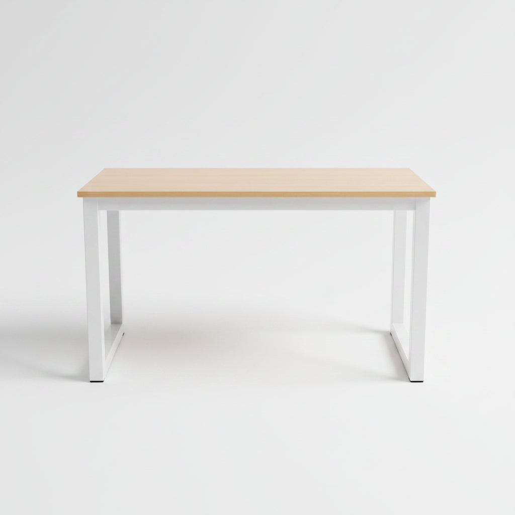 Modern black and white minimalist computer desk – Model SD002B
Compact wood workstation table for home office or study