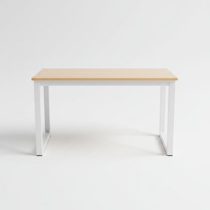 Modern black and white minimalist computer desk – Model SD002B
Compact wood workstation table for home office or study