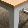 Modern black and white minimalist computer desk – Model SD002B
Compact wood workstation table for home office or study