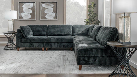 Modular 10FT Corduroy Sofa in Neutral Color – Front View

Plush Ribbed Sofa with Sectional Configuration

Modern Corduroy Couch – Wide Seating Sofa for Living Room

Corner View of 10FT Modular Sofa in Living Space

Cozy Corduroy Sofa with Medium-Soft Cushions