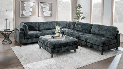 Modular 10FT Corduroy Sofa in Neutral Color – Front View

Plush Ribbed Sofa with Sectional Configuration

Modern Corduroy Couch – Wide Seating Sofa for Living Room

Corner View of 10FT Modular Sofa in Living Space

Cozy Corduroy Sofa with Medium-Soft Cushions