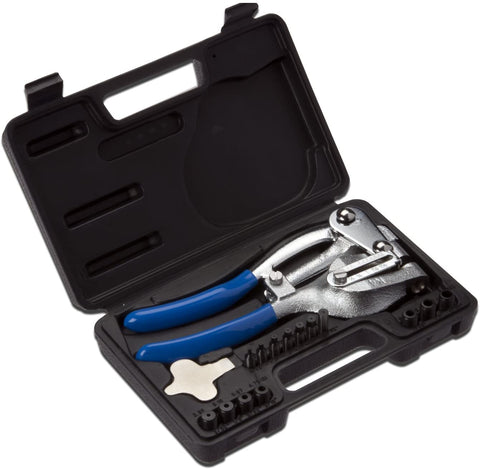 New Multi - Purpose Power Hole Punch – Heavy - Duty Electric Tool for Metal, Leather, Plastic & More 1Z5498 - with | Sold by Uncle Wiener's Wholesale