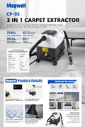NEW MULTIFUNCTIONAL STEAM & CARPET CLEANING MACHINE 821412 - with | Sold by Uncle Wiener's Wholesale