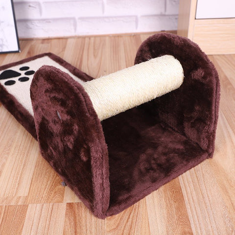 New New Cat Scratching Pad & Play Post – Durable Cat Scratcher with Interactive Play AMCT04 - with | Sold by Uncle Wiener's Wholesale
