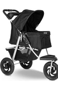 New New Deluxe 3 - Wheel Foldable Pet Stroller – Lightweight & Portable 411353 - with | Sold by Uncle Wiener's Wholesale