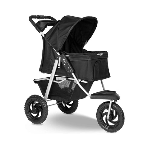 New New Deluxe 3 - Wheel Foldable Pet Stroller – Lightweight & Portable 411353 - with | Sold by Uncle Wiener's Wholesale