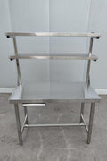 New New Stainless Steel Prep Table with Overshelf – Commercial Kitchen Workstation 1218244 - with | Sold by Uncle Wiener's Wholesale