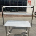 New New Stainless Steel Prep Table with Overshelf – Commercial Kitchen Workstation 1218244 - with | Sold by Uncle Wiener's Wholesale