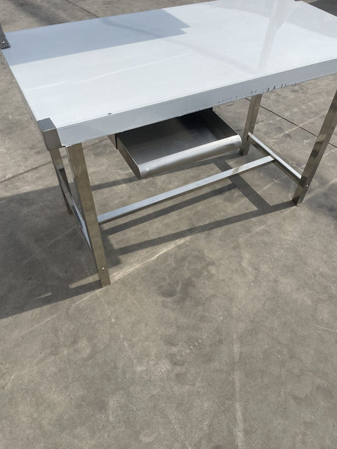 New New Stainless Steel Prep Table with Overshelf – Commercial Kitchen Workstation 1218244 - with | Sold by Uncle Wiener's Wholesale