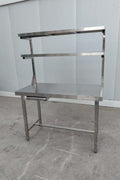 New New Stainless Steel Prep Table with Overshelf – Commercial Kitchen Workstation 1218244 - with | Sold by Uncle Wiener's Wholesale