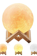 New Night Light 3D Moon 3 Color LED Globe 15 cm MG15C - with | Sold by Uncle Wiener's Wholesale