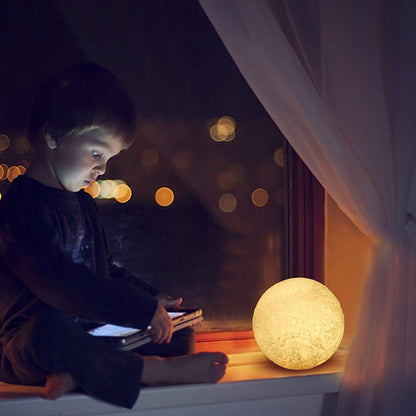 New Night Light 3D Moon 3 Color LED Globe 15 cm MG15C - with | Sold by Uncle Wiener's Wholesale