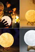 New Night Light 3D Moon 3 Color LED Globe 15 cm MG15C - with | Sold by Uncle Wiener's Wholesale