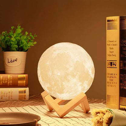 New Night Light 3D Moon 3 Color LED Globe 15 cm MG15C - with | Sold by Uncle Wiener's Wholesale