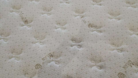 Night Star H8 12” Gel Memory Foam Mattress – side view

Euro top cooling mattress surface texture

Night Star mattress layers – foam and coil structure

King size mattress on bed frame – firm profile

Breathable fabric cover for temperature regulation