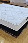Night Star Pocket Coil Mattress - front angle view

Breathable edge mattress with medium firm feel

Close-up of quilted linen fabric mattress top

Innerspring mattress side profile on wood floor

Rolled mattress for delivery and setup