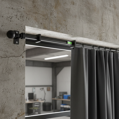 No Measuring Curtain Rod