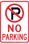 "14x10 Reflective No Parking Sign Rust-Free Aluminum Wall Mount"

"Outdoor No Parking Sign for Driveways, Parking Lots, and Fences"