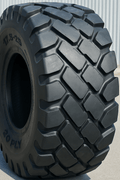 Heavy-duty E-3/L3 bias ply loader tire on warehouse floor

Rock lug pattern close-up for traction

20.5-25 loader tire tread and sidewall view

Mining OTR tire mounted on equipment

Rugged loader tire for industrial applications